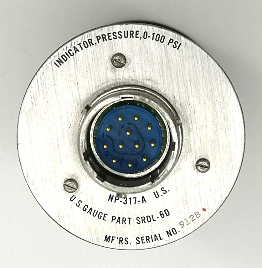 Indicator(индикатор) pressure 0-100 psi SRDL-6D