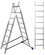 Лестница алюмин.  3секц*  8ступеней (2,28м-3,70м-5,06м) / МОНТАЖНИК