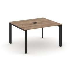 Style Project Стол переговорный SN-59P.SPRG-032 Дуб Табак/Металл Черный 1180*1180*750