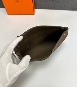 Нагрудная сумка слинг Hermes Evelyne Belt Etoupe