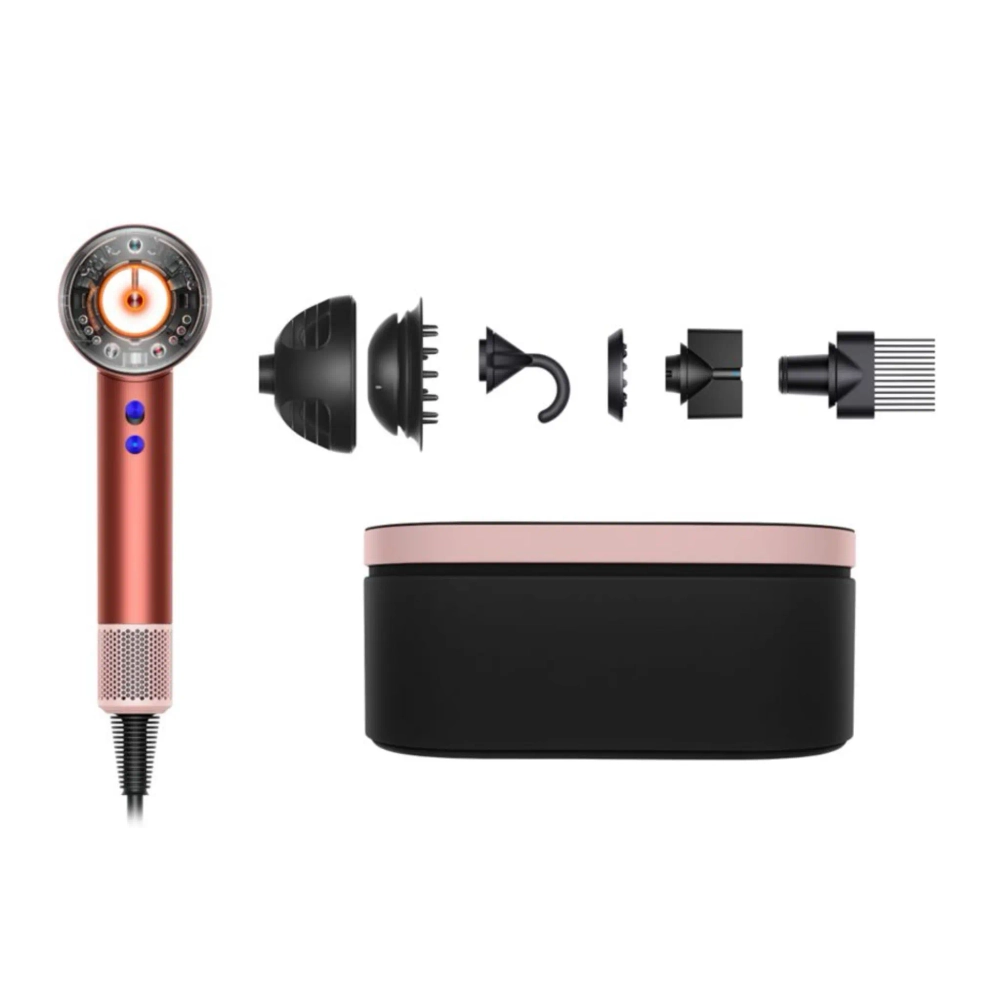 Фен Dyson Supersonic Nural HD16, Strawberry Bronze/Blush Pink с кейсом для хранения (наша вилка)