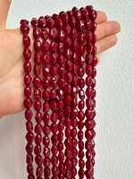 Жемчуг барочный 8х12мм, "Майорка. Имитация (винный цвет)