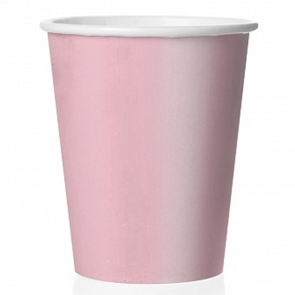 Стаканы (250 мл) Розовый, 6 шт.