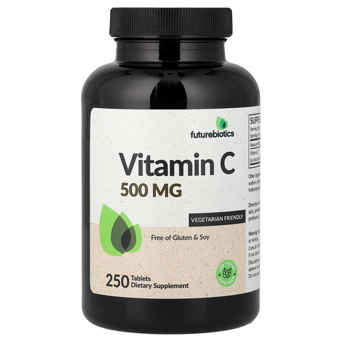Futurebiotics, витамин C, 500 мг, 250 таблеток