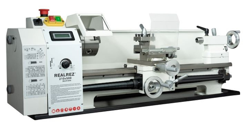 Токарно-винторезный станок REALREZ 210X500 220V (БЕЗ СТОЛА)