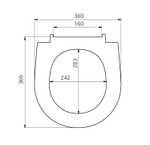 Сиденье для унитаза ID 01 001C Cамарское М/Л для Волги,Камы,Самарский(КОМФ)Classic