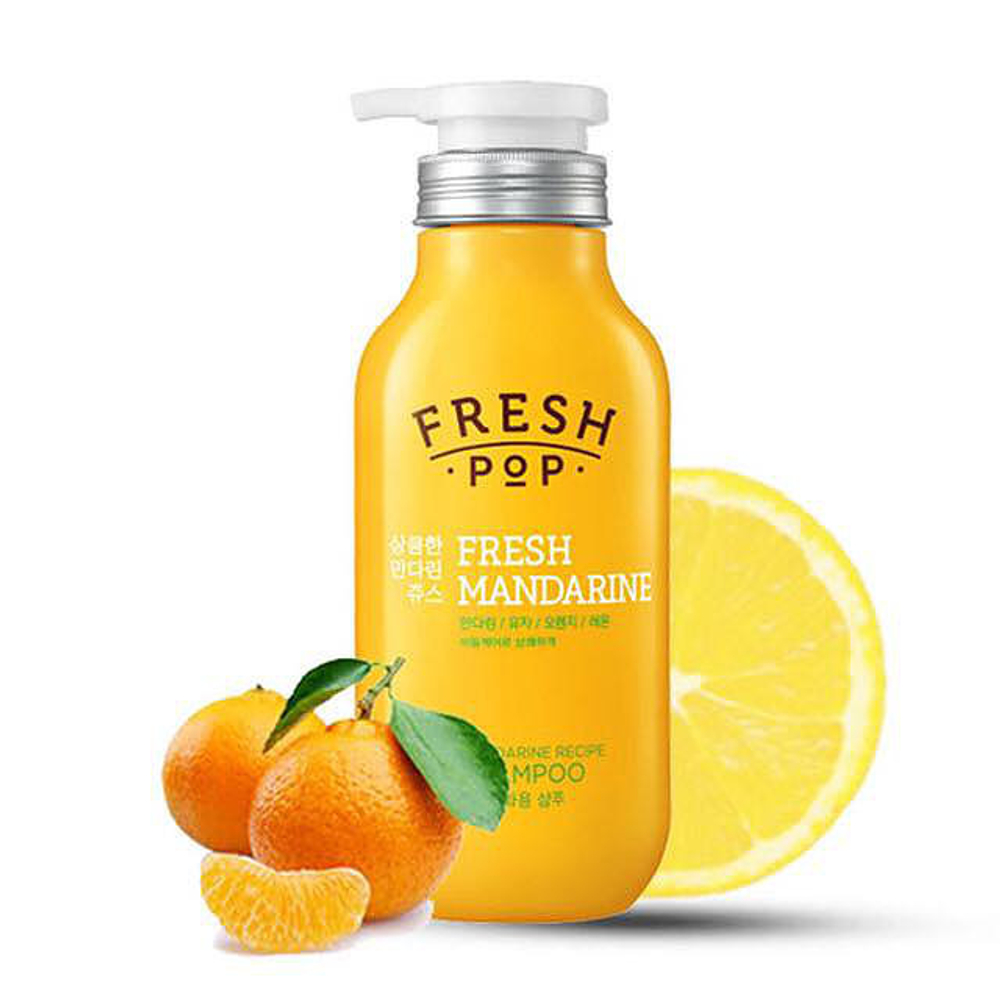 Шампунь «Свежий мандарин» от перхоти и для сухих ослабленных волос AmorePacific Fresh Pop Fresh (500мл)