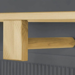 Вешалка настенная Хельсинки для прихожей, сосна, большая, серый/антик (серый, бежевый)