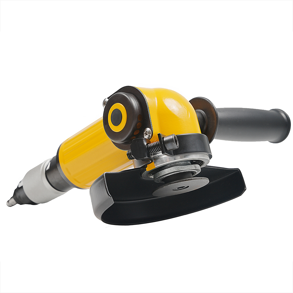 Пневматическая угловая шлифмашина (УШМ) SCHTAER S125 (125 мм, 10 000 об/мин, пневмопривод)