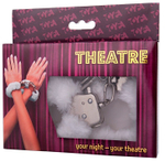 Наручники с мехом белые 6 см