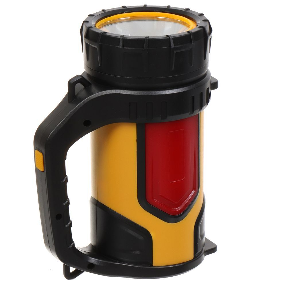 Фонарь кемп, встр акк, Облик, зар от сет220В, пластик, 5W + 24 LED ручной, 8224