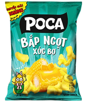 Чипсы Poca со вкусом сладкой кукурузы в сливочном масле