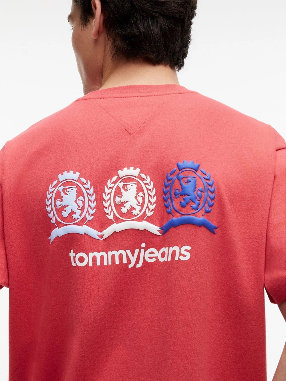 Футболка Tommy Jeans Multi-Crest Logo Anthem Red
