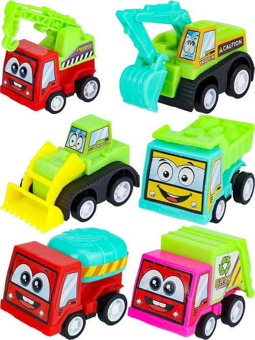 Инерционные машины в сумочке, в наборе 6 шт (арт. 2802854), изд.: Проф-пресс Рыжий кот