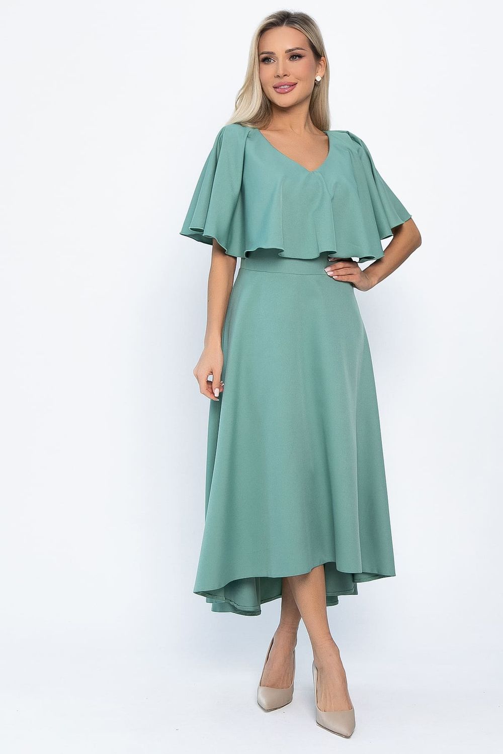 Платье Корнелия (зеленое) П13839-5М LT Collection