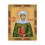 "Святая Ирина"-0720 канва с рисунком