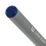 Ручка шариковая с грипом BRAUBERG "i-STICK POINT", СИНЯЯ, корпус серый, игольчатый узел 0,7 мм, линия письма 0,35 мм, 144021