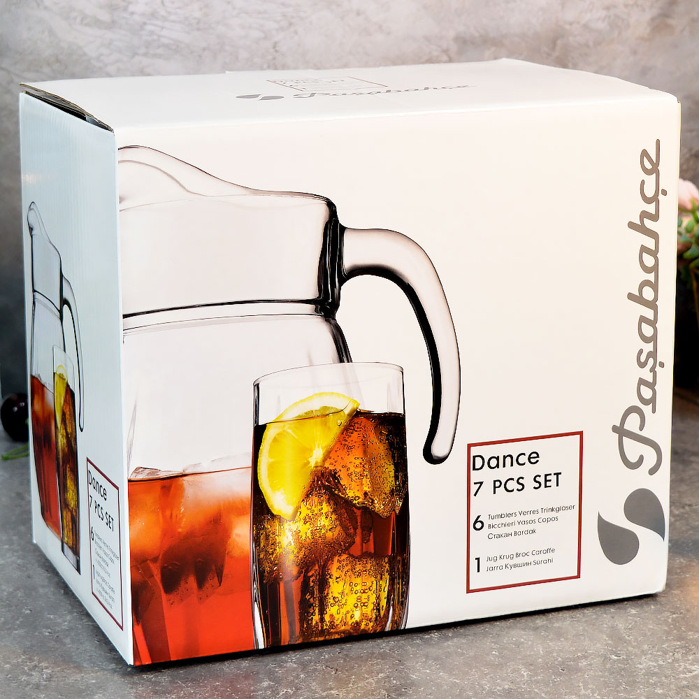 Набор "Dans" графин 1,6л и 6 стаканов