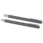 Подарочный комплект из шариковой ручки и ручки-роллера Lucetto из переработанного алюминия