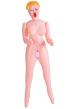 Большегрудая блондинка с реалистичной вагиной Dolls X (3 отверстия) (Цвет: светлокожая)