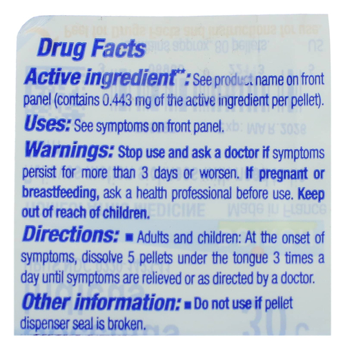 Boiron, Cocculus indicus, 30C, облегчение при укачивании, прибл. 80 гранул