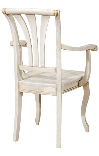 Кресло Марсель-2 (дуб/тон 902/резьба/жесткое сиденье)