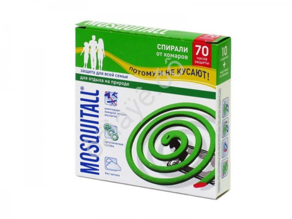 Спирали от комаров (Репеллент) "Mosquitall" а00548