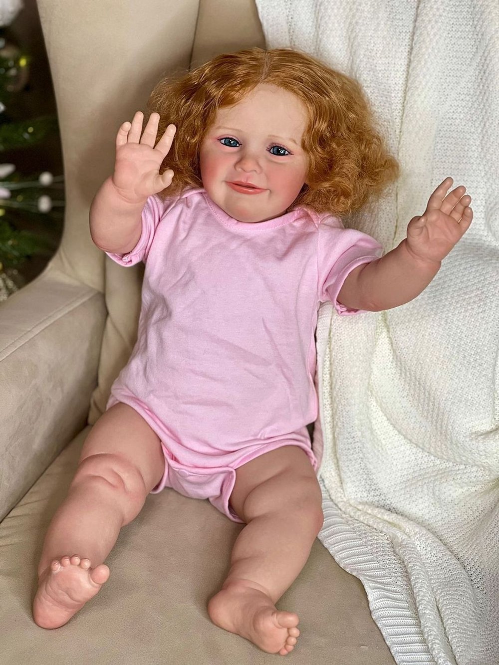 Кукла Реборн мягконабивная 65см в пакете (FA-510)