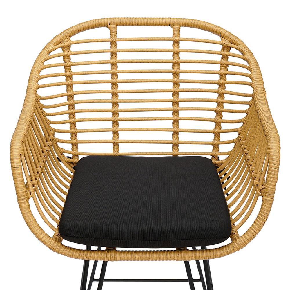 Стул барный Vetle Bent, ротанг