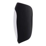 Черно-белый перезаряжаемый мастурбатор 14,7см Erotist Toys Hailstorm