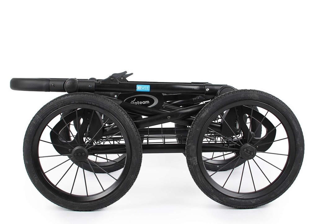 Детская коляска AroTeam Moreno SL 2 в 1 05 черный+черная кожа