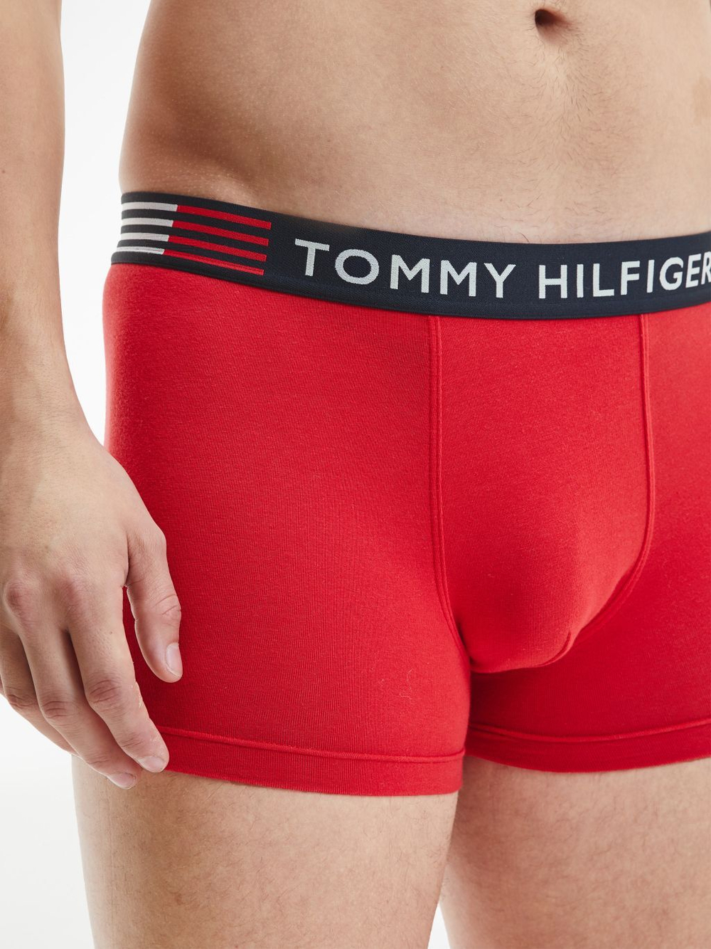 Мужские спортивные боксеры Tommy Hilfiger Trunk 1P - primary red