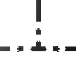 Коннектор T-образный для накладного шинопровода Arte Lamp