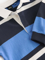 Поло с длинным рукавом для мальчика Next 681-614, Синий, Молочный