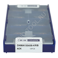 Пластина твердосплавная ISO DNMA150408-KRB ACK20E AHNO по чугуну, получистовая