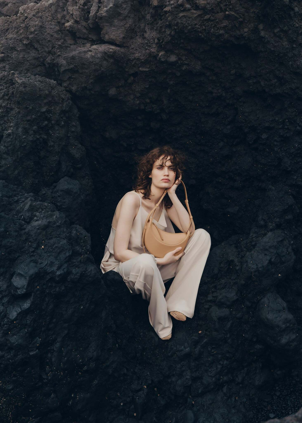 Сумка Polene Numero Dix EDITION SMOOTH BEIGE