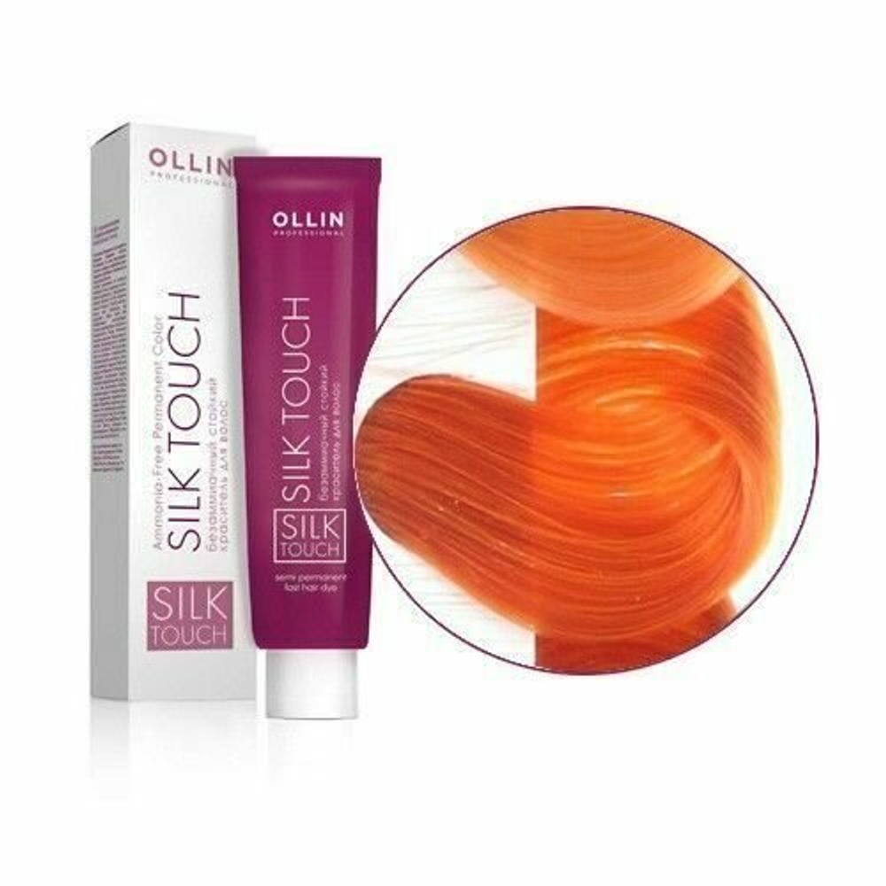 OLLIN SILK TOUCH 9/43 блондин медно-золотистый 60мл Безаммиачный стойкий краситель для волос