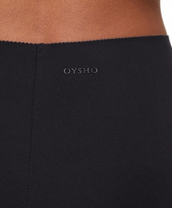 OYSHO Компрессионные шорты Hot Pants Compressive Core Control 10 см, черный