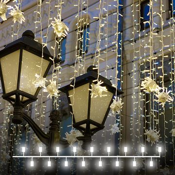 Новогодняя гирлянда нить 400-101 10м IP65 белый Elektrostandard