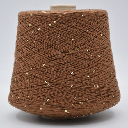 PROFILO s.n.c. art. BRILL (кэмел с золотыми пайетками)