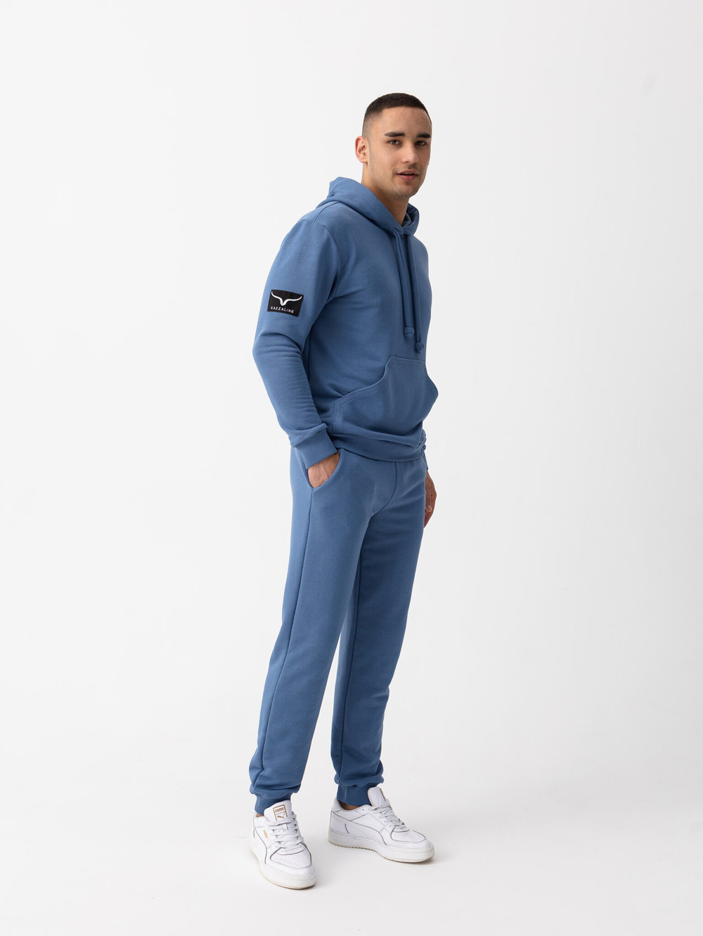 Костюм мужской спортивный (без начеса). Деним