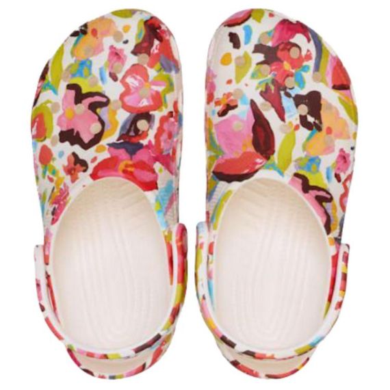 Crocs Classic Painted Floral Clog 'Multicolor'