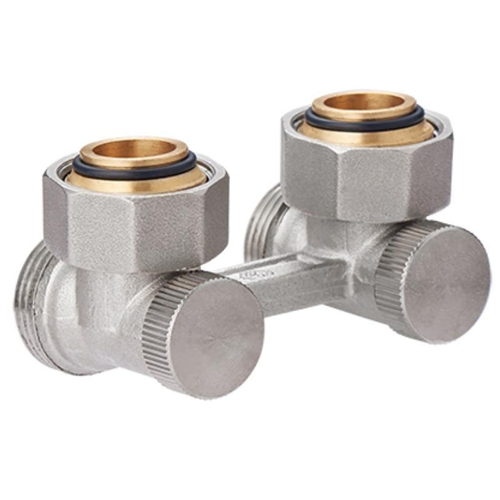 Узел нижнего подключения радиатора вентильного типа угловой ВР 20-G 3/4 под евроконус MVI TR.420.0505