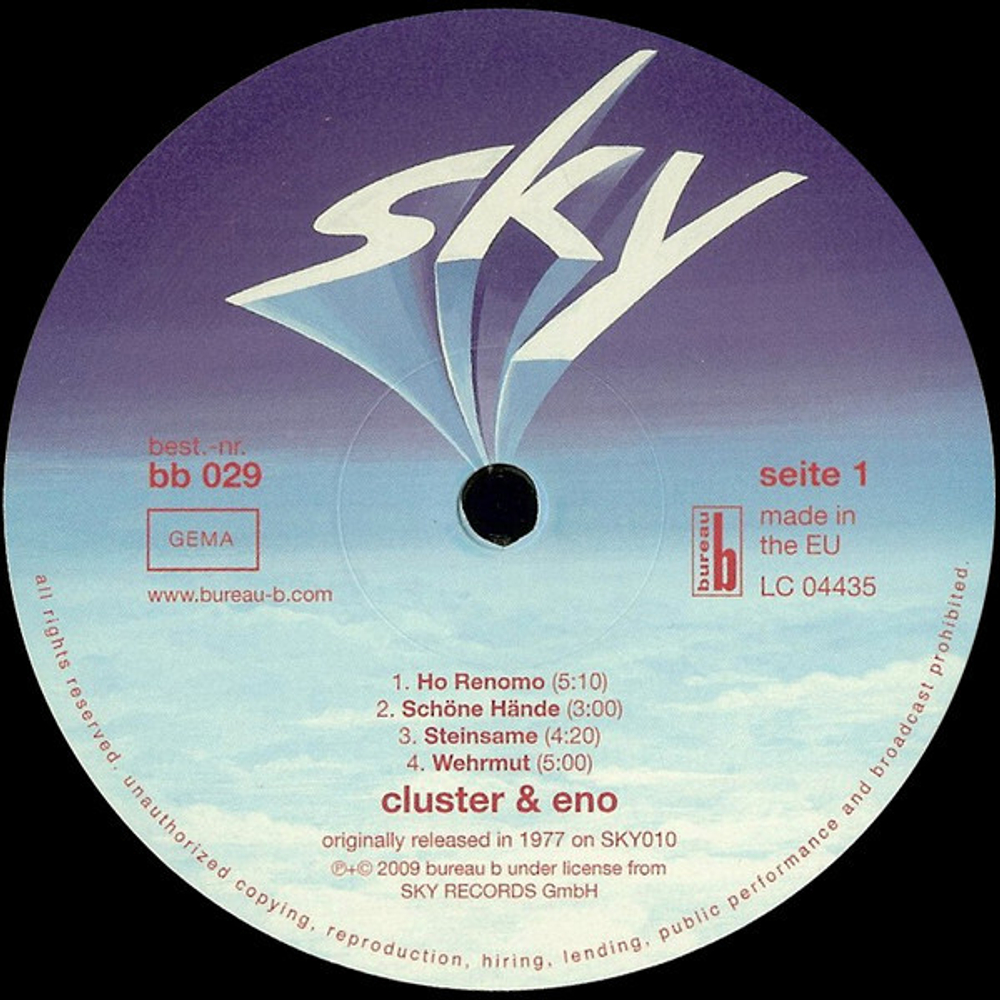 Cluster & Eno / Cluster & Eno (LP)
