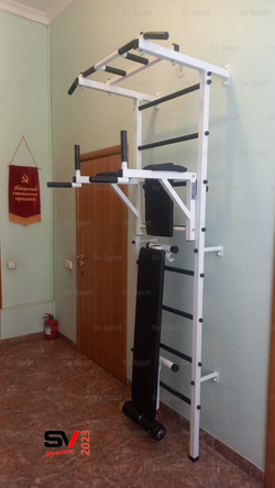 Монтаж шведской стенки Sv Sport в пеноблочные, газоблочные стены