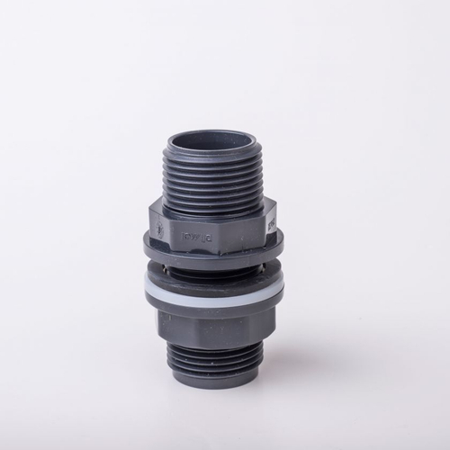 Танк-адаптер ПВХ (НПВХ) разборный обжимной с наружной резьбой под клей (Ру10), PLIMAT, Португалия