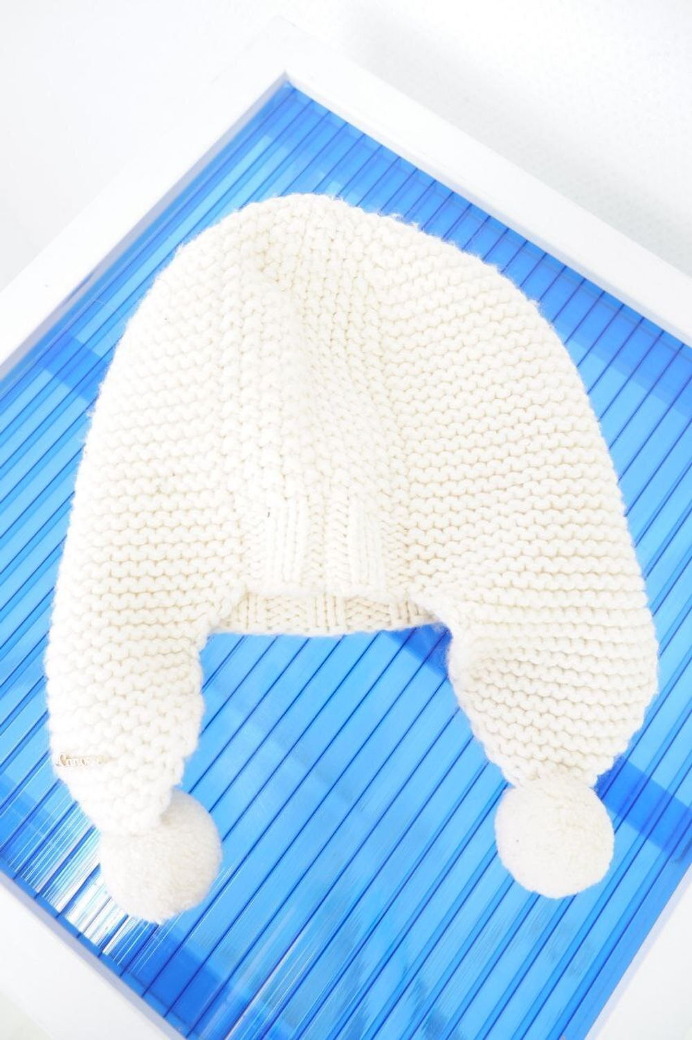 Шапка с ушками на 5-6 лет