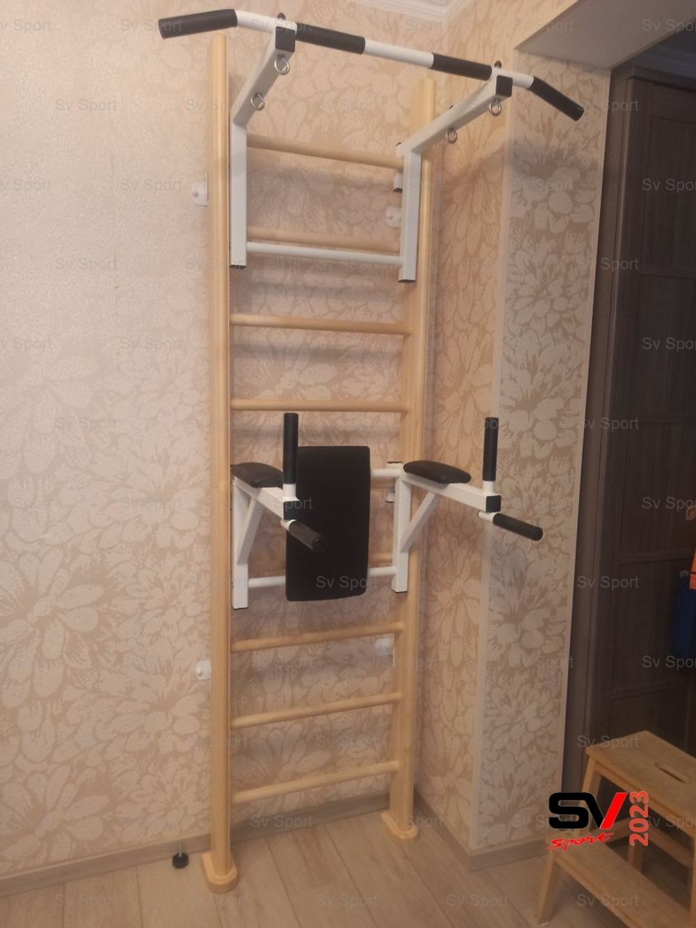 Монтаж шведской стенки Sv Sport в бетонные, кирпичные стены