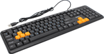 Клавиатура Dialog KS-020U &lt;Black&Orange&gt; &lt;USB&gt; 104КЛ