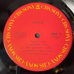 Винтажная виниловая пластинка LP Toto IV (Japan 1982) (Obi) Africa